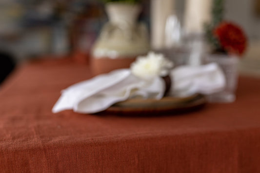 Tablecloth Terracotta